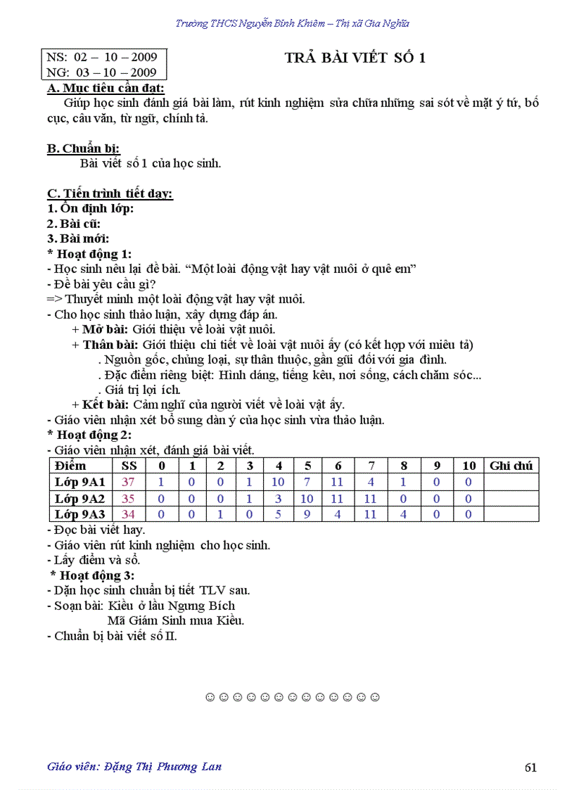 image for page Giáo án 9 sinh động tuần 1 đến tuần 6