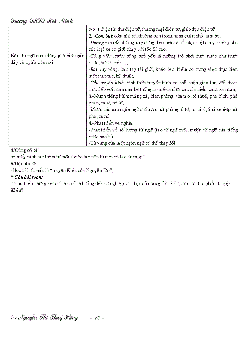 image for page Giao an 9 tuan 5