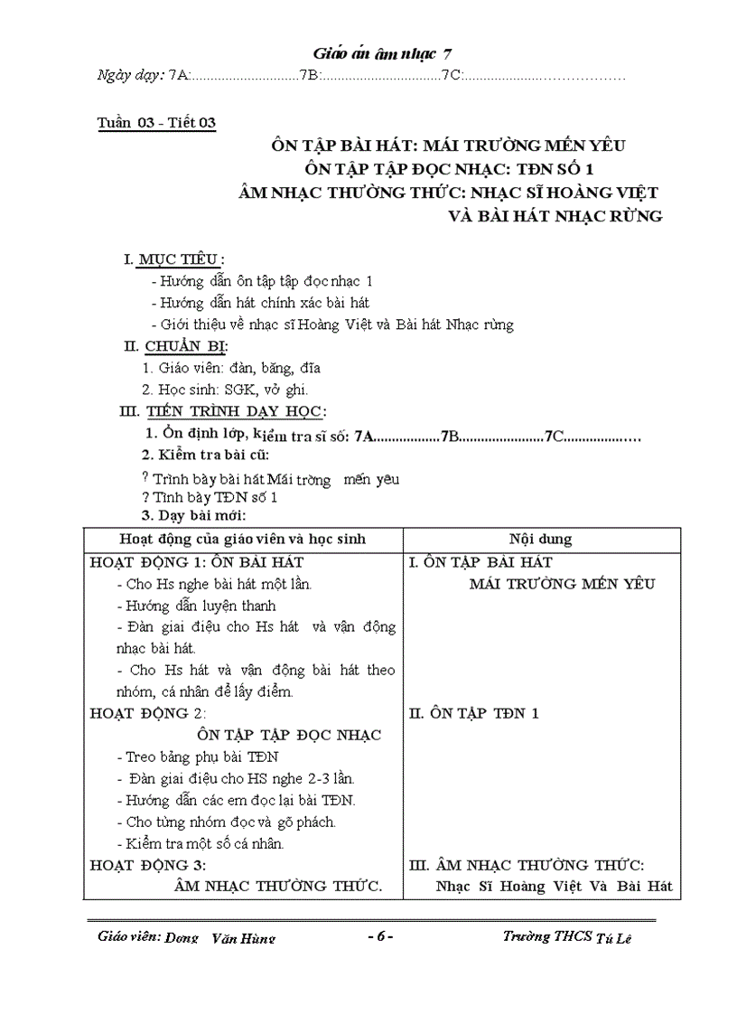 image for page Giao an am nhac 7