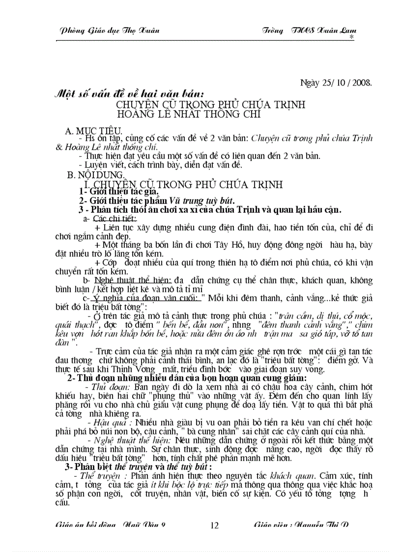 image for page Giáo án bồi dưỡng văn 9