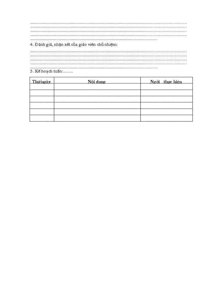 image for page Giáo án chủ nhiệm