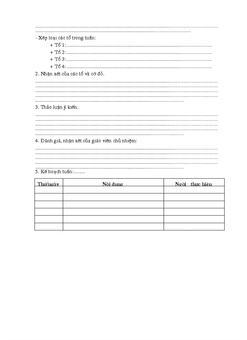 image for page Giáo án chủ nhiệm