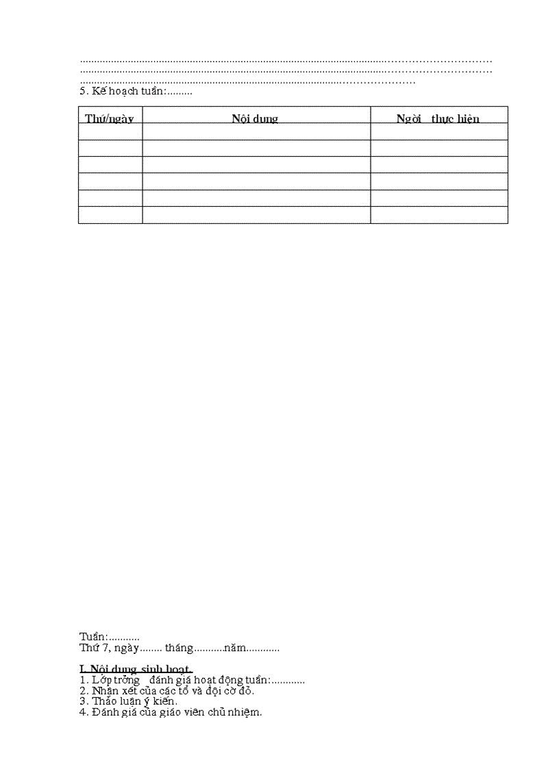 image for page Giáo án chủ nhiệm