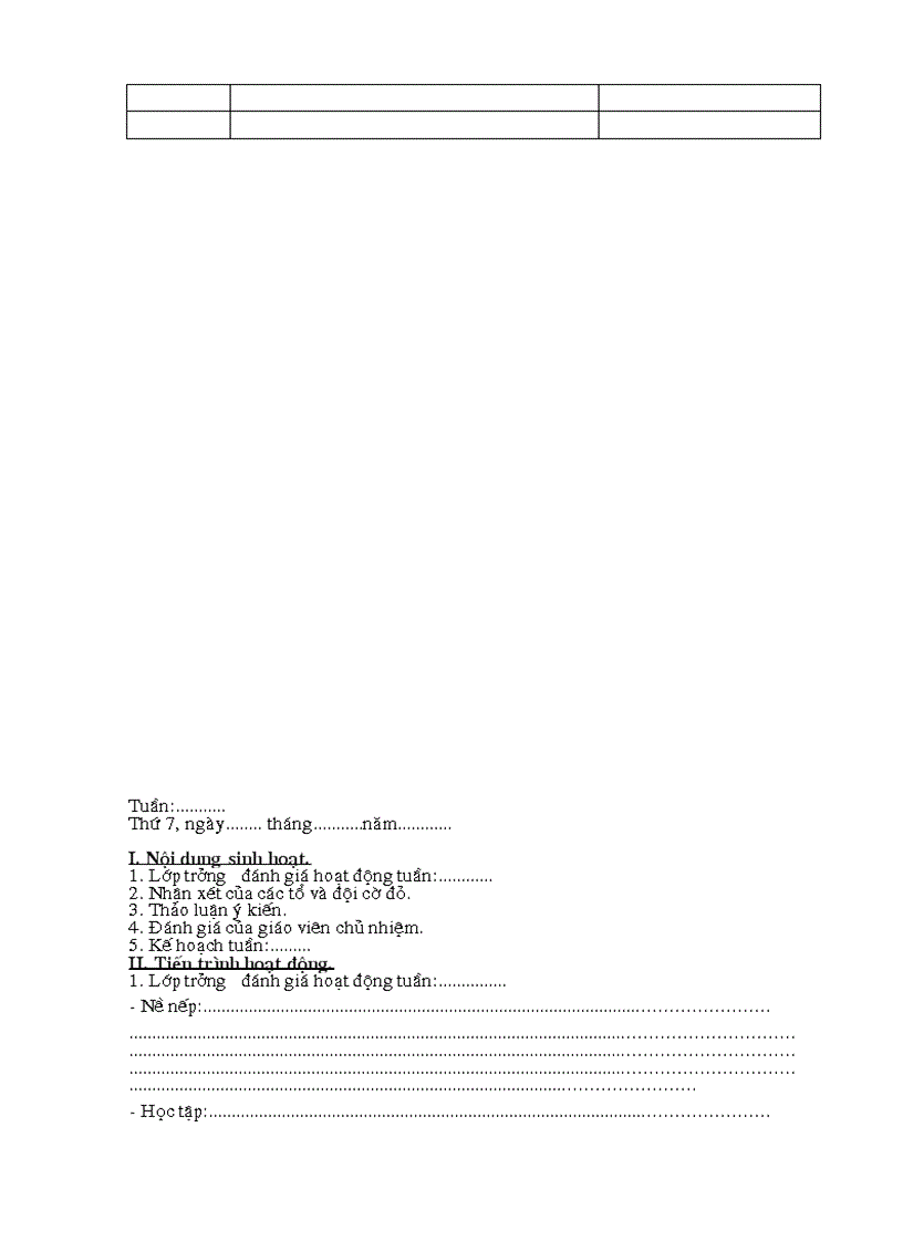 image for page Giáo án chủ nhiệm