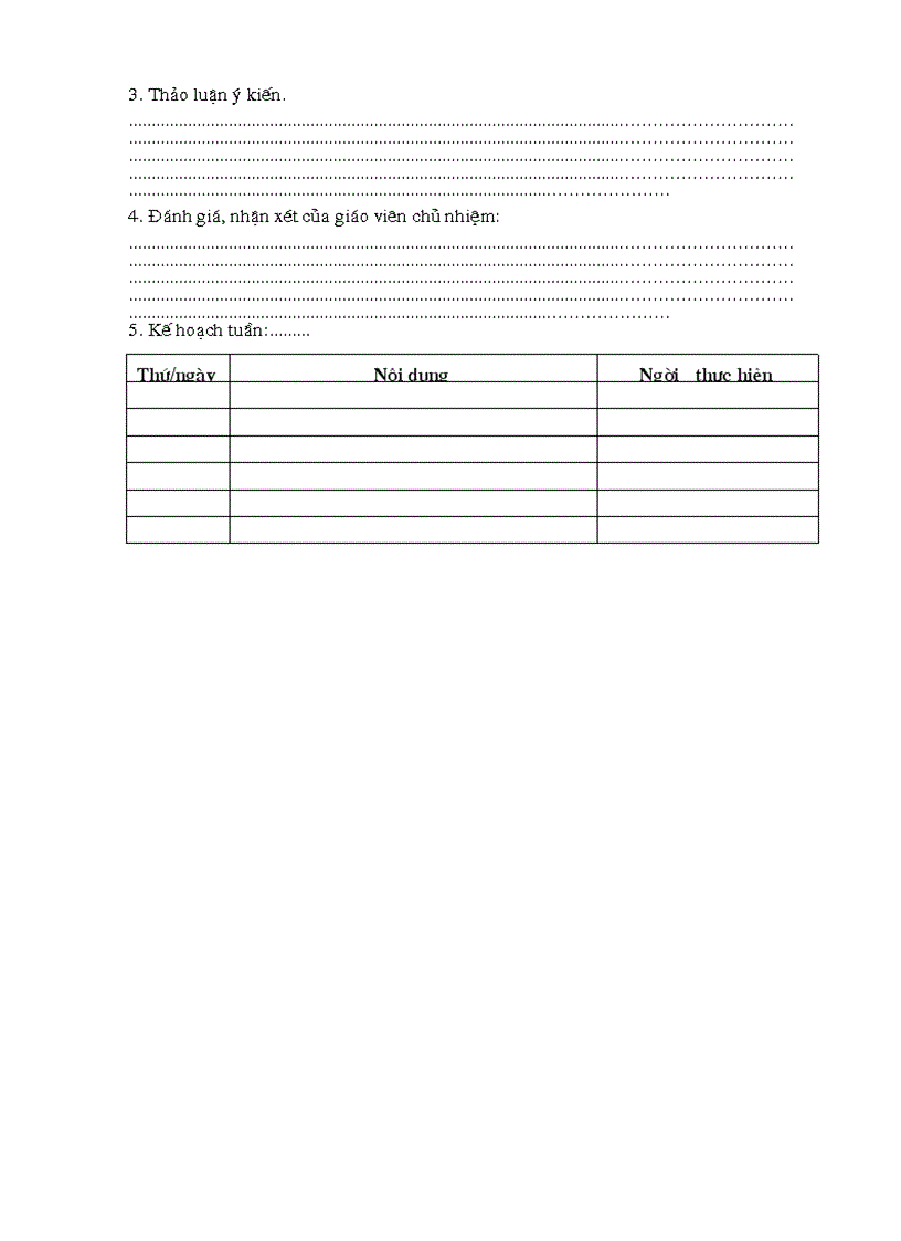 image for page Giáo án chủ nhiệm