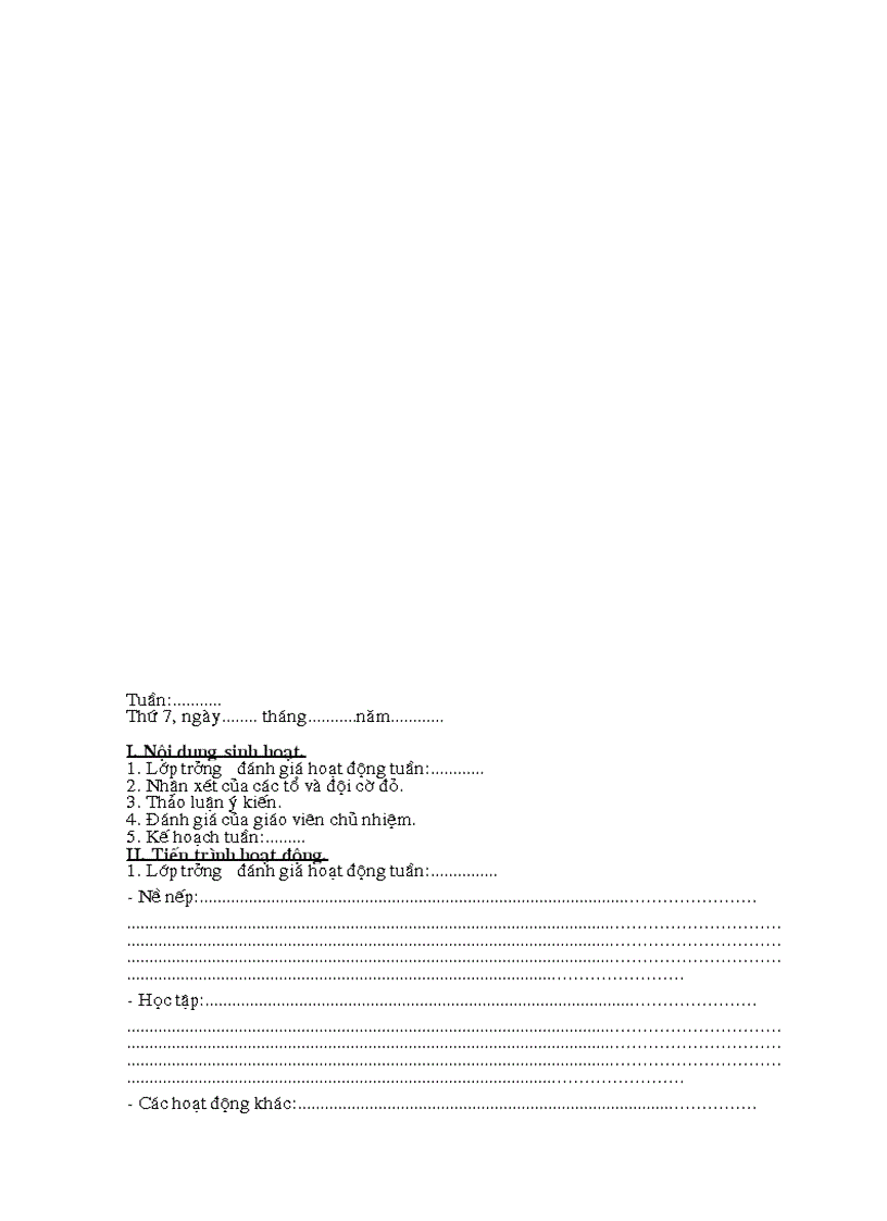 image for page Giáo án chủ nhiệm