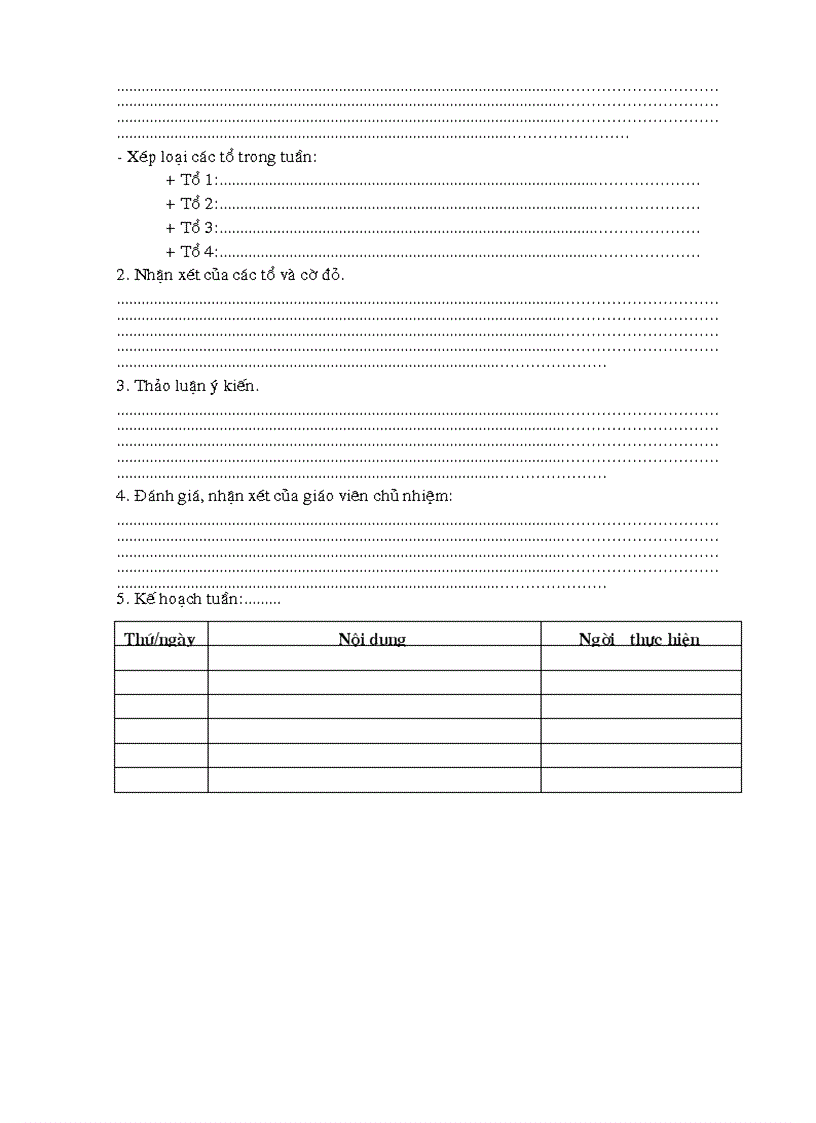 image for page Giáo án chủ nhiệm