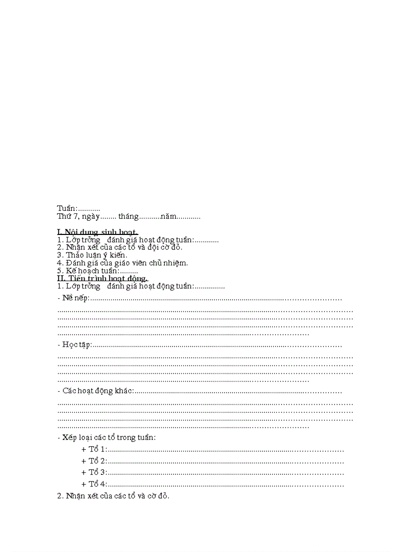 image for page Giáo án chủ nhiệm