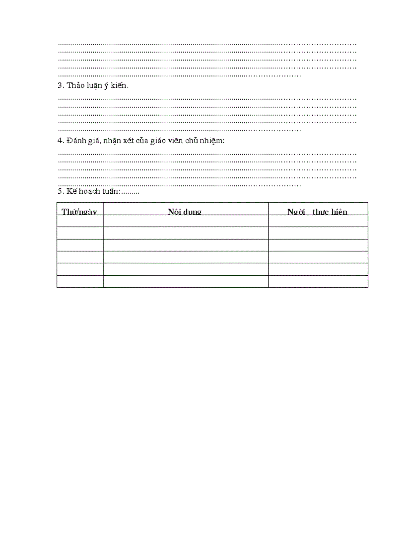 image for page Giáo án chủ nhiệm