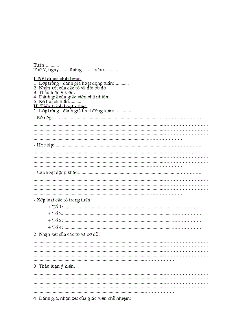 image for page Giáo án chủ nhiệm