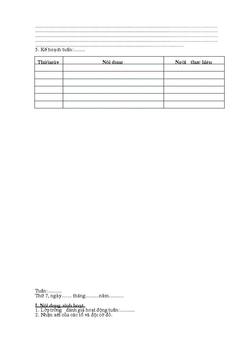 image for page Giáo án chủ nhiệm