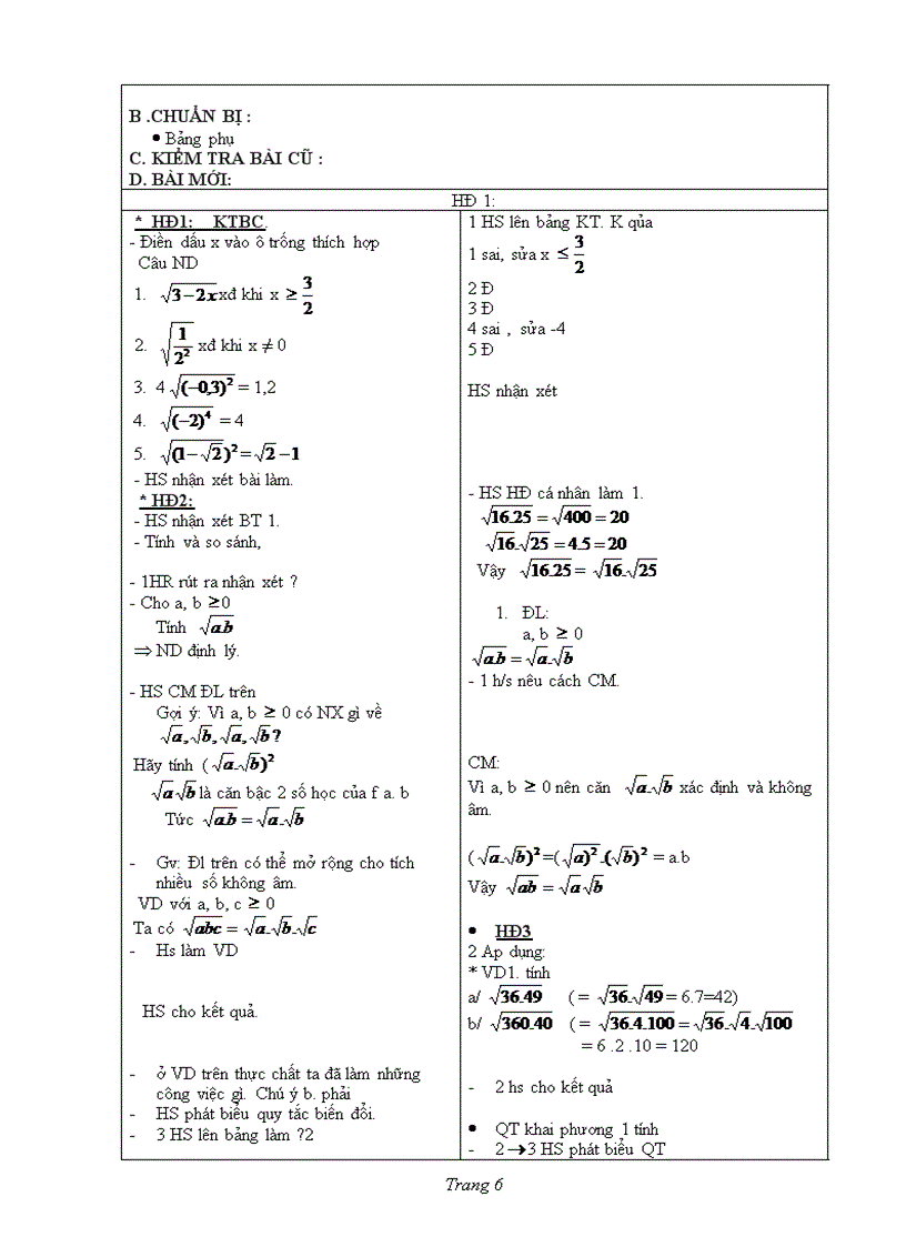 image for page Giao an dai 9 t1