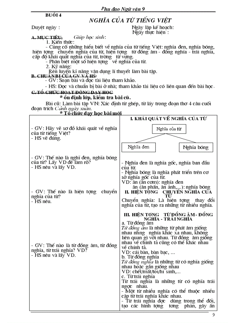 image for page Giao an day them ngu van 9