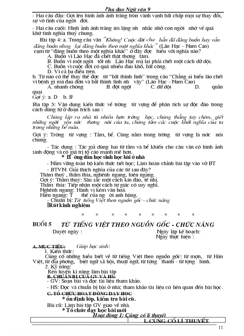 image for page Giao an day them ngu van 9