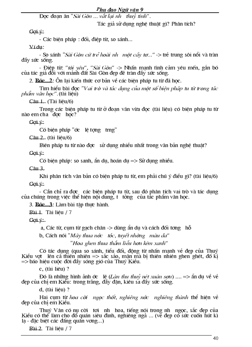 image for page Giao an day them ngu van 9