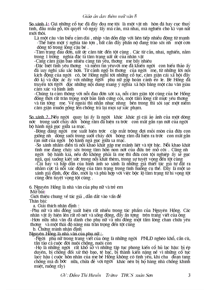 image for page Giao an day thêm văn 8