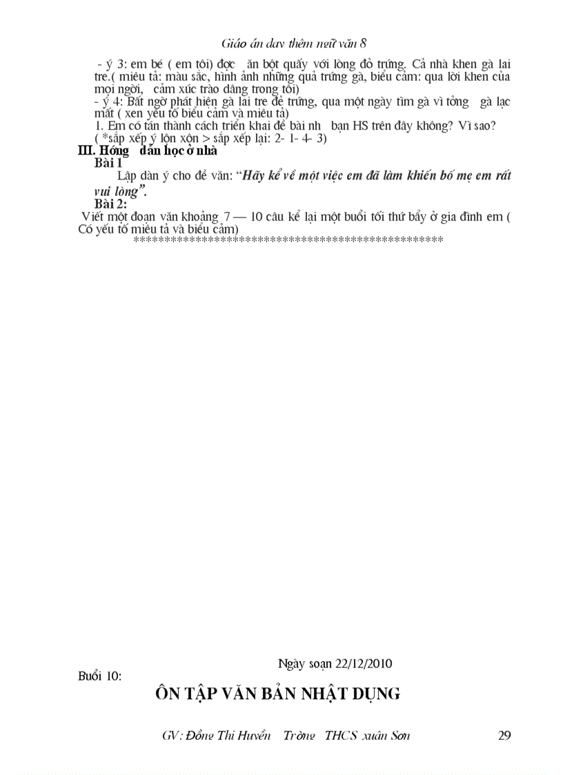 image for page Giao an day thêm văn 8