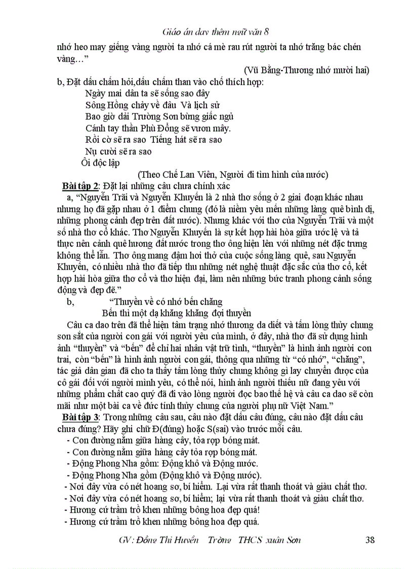 image for page Giao an day thêm văn 8