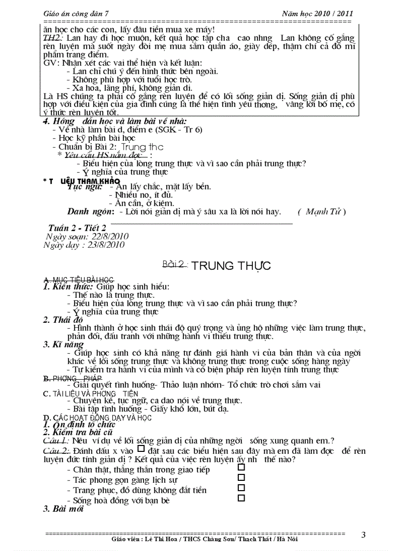 image for page Giáo án gdcd 7 chi tiết