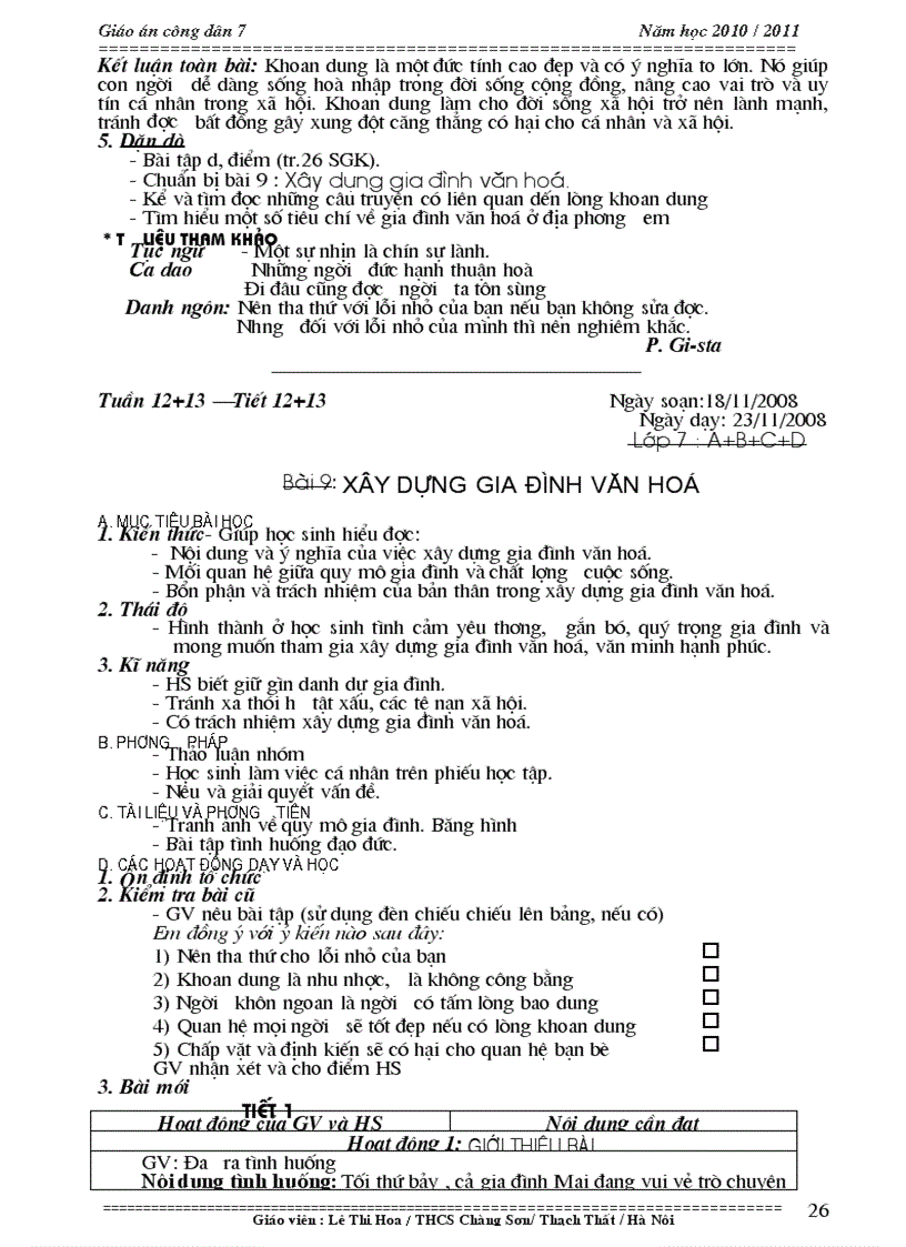 image for page Giáo án gdcd 7 chi tiết