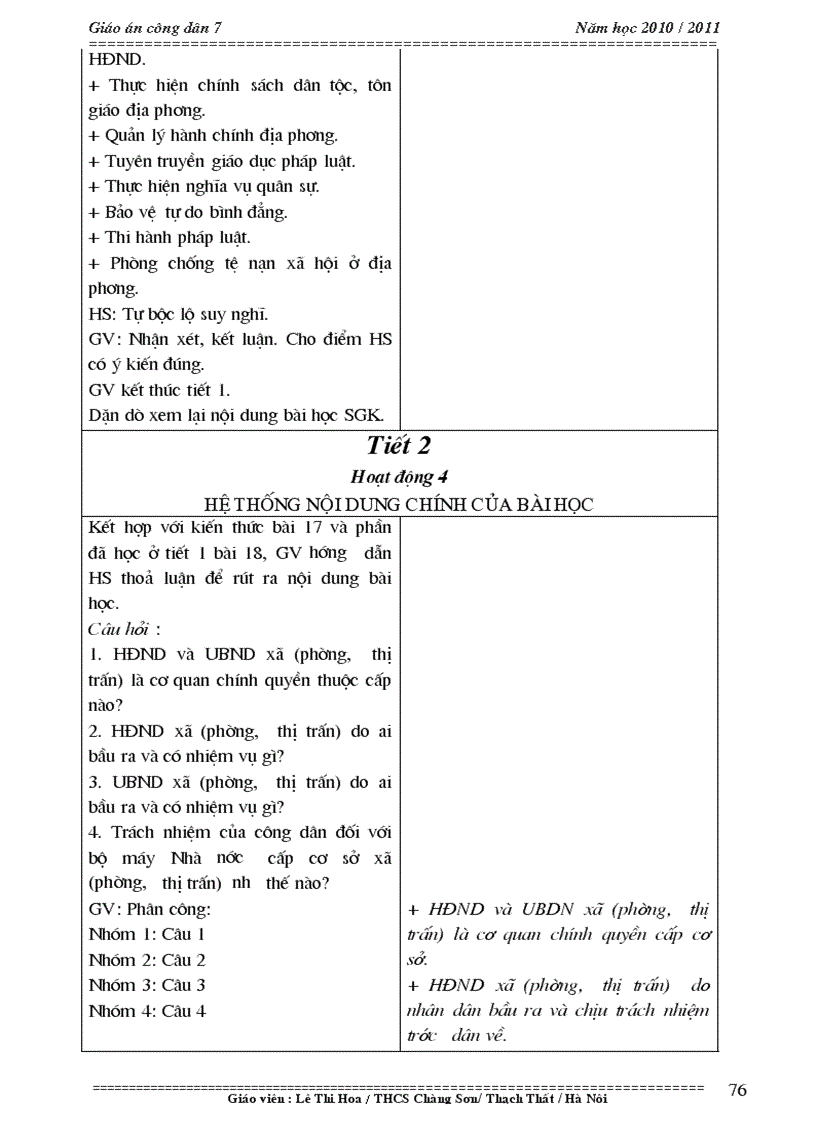 image for page Giáo án gdcd 7 chi tiết