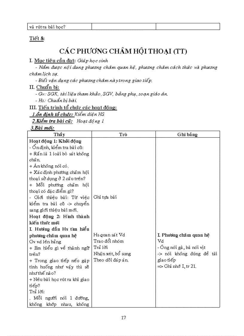 image for page Giáo án HK I Ngữ văn 9