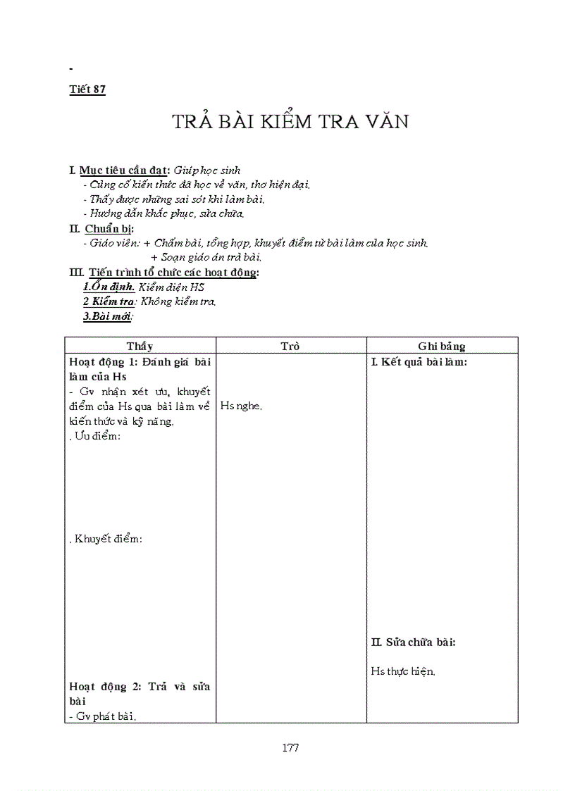 image for page Giáo án HK I Ngữ văn 9