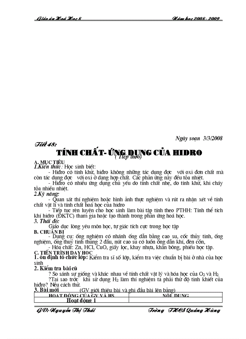 image for page Giao an hoa 8 tu tiet 47 den 54