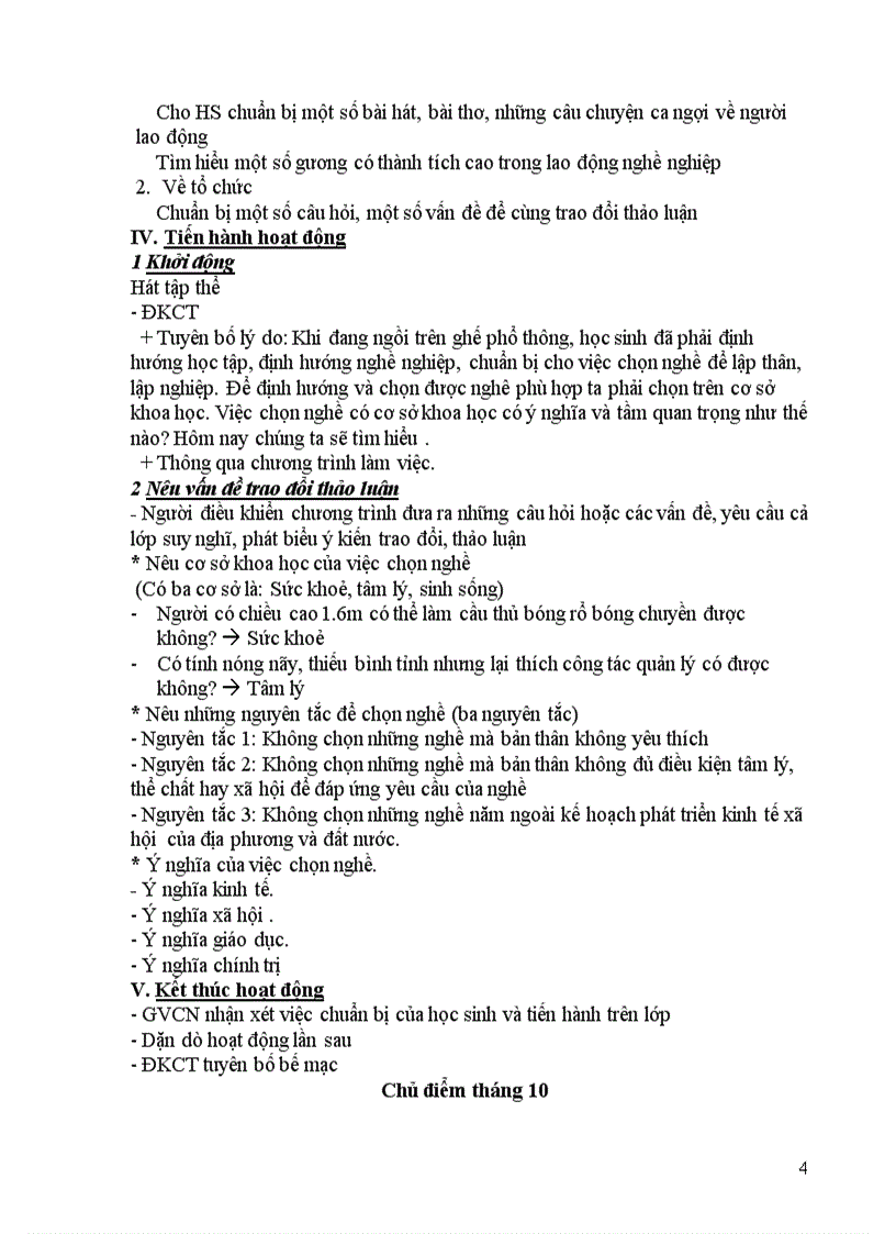 image for page Giáo án Hoạt động NGLL9