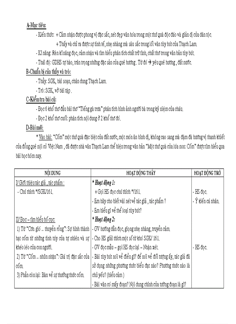 image for page Giáo án ngữ năm 7 HK I HOT 3 cột