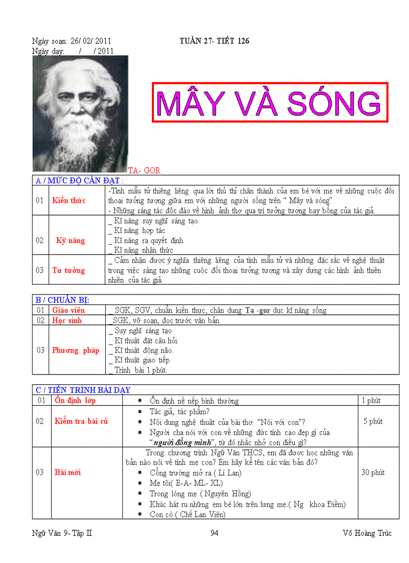 image for page Giáo án ngữ văn 8 tập ii t20 t 27