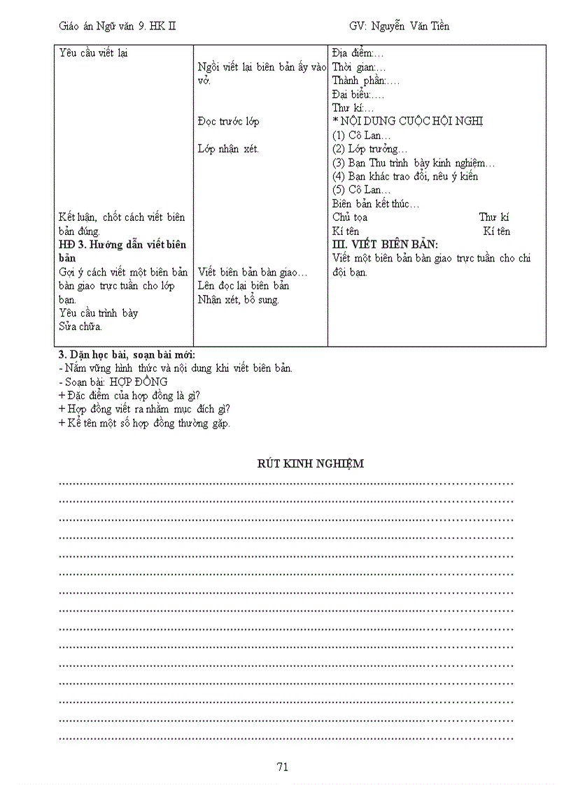 image for page Giáo án ngữ văn 9 3 cột CKTKN