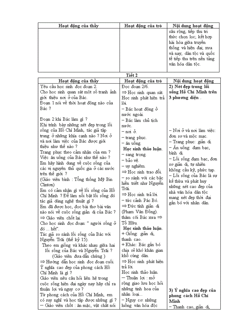 Giáo án Ngữ văn 9 cả năm chuẩn kiến thức 2010 2011