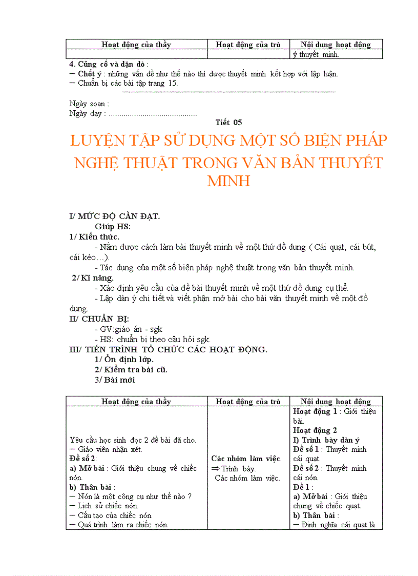 image for page Giáo án Ngữ văn 9 chuẩn kiến thức kỹ năng 2010 2011