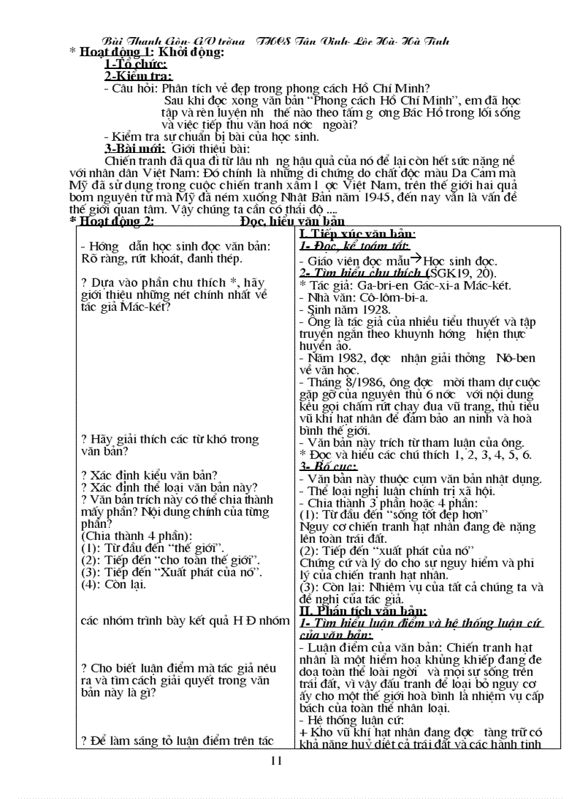 image for page Giao an Ngu Van 9 chuan kien thuc