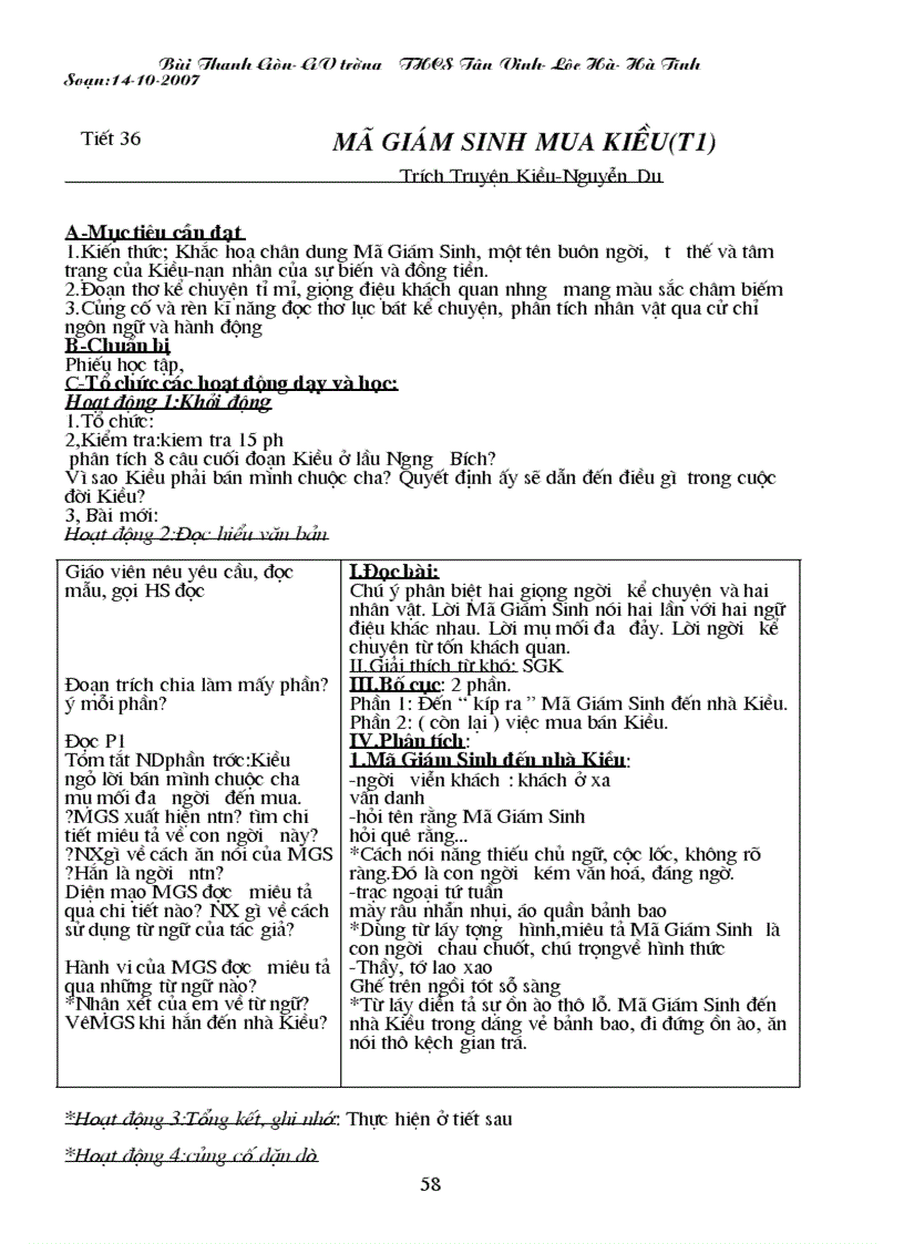 image for page Giao an Ngu Van 9 chuan kien thuc