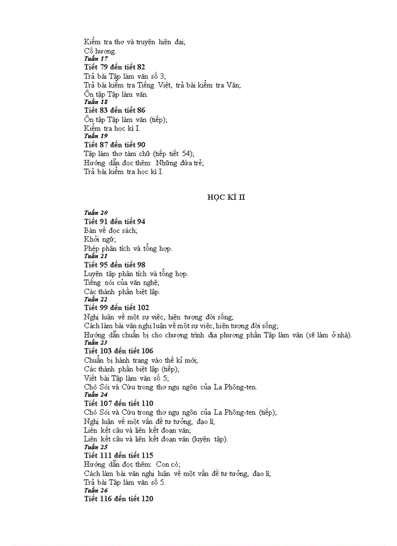 image for page Giáo án Ngữ văn 9 chuẩn KTKN