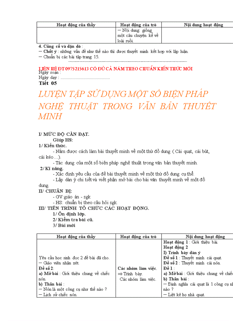 image for page Giáo án Ngữ Văn 9 chuẩn mới chi tiết