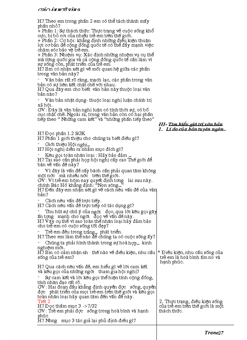 image for page Giáo án ngữ văn 9 chuẩn trọn bộ