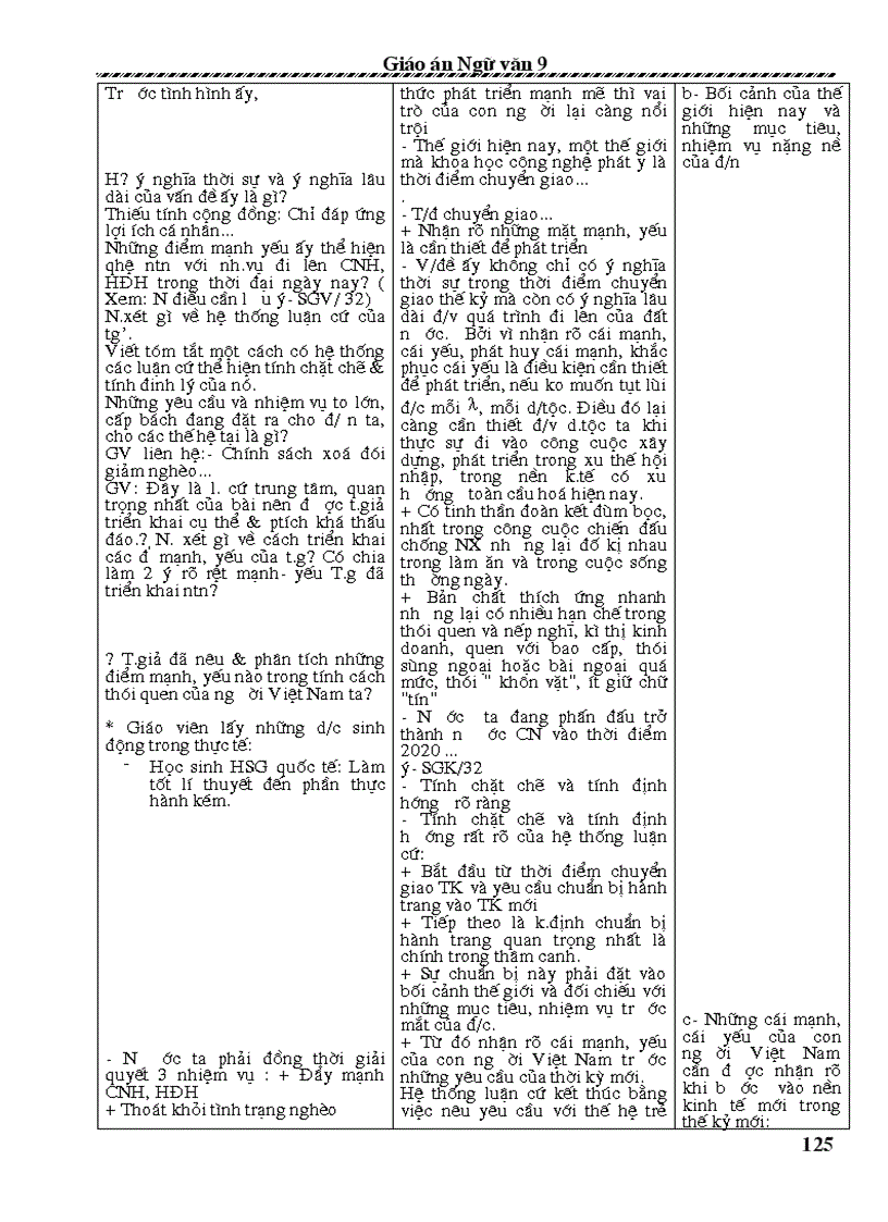 image for page Giáo án Ngữ văn 9 CN