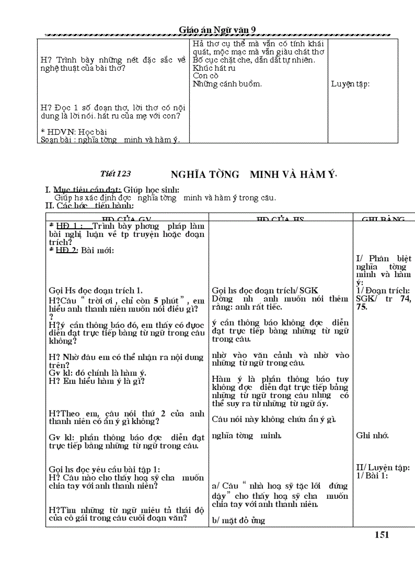 image for page Giáo án Ngữ văn 9 CN