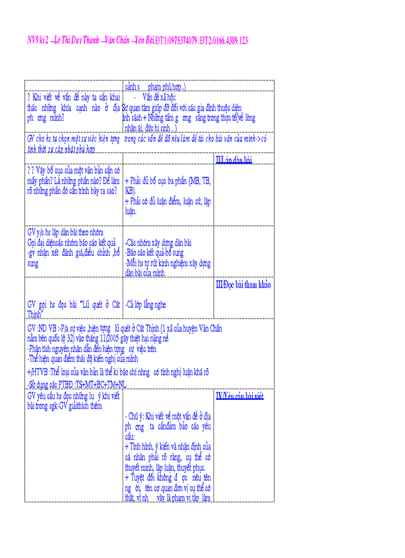 image for page Giáo án ngữ văn 9 có ảnh minh họa