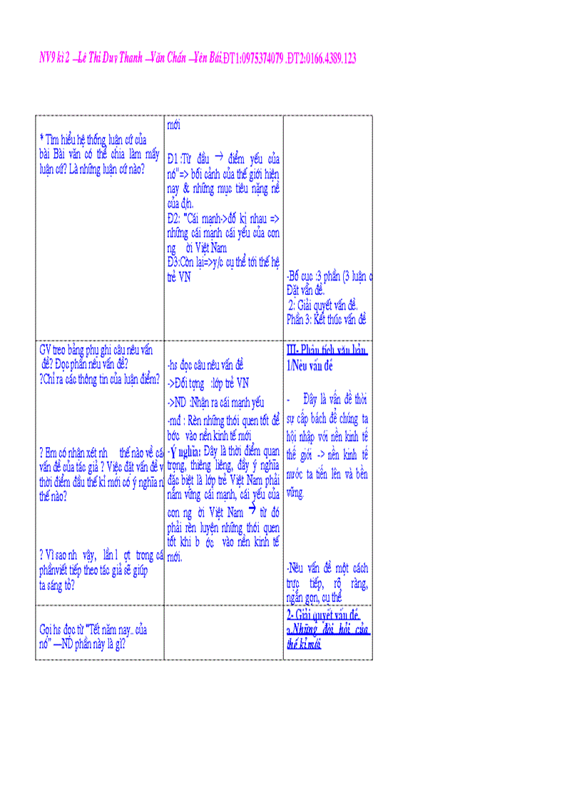 image for page Giáo án ngữ văn 9 có ảnh minh họa