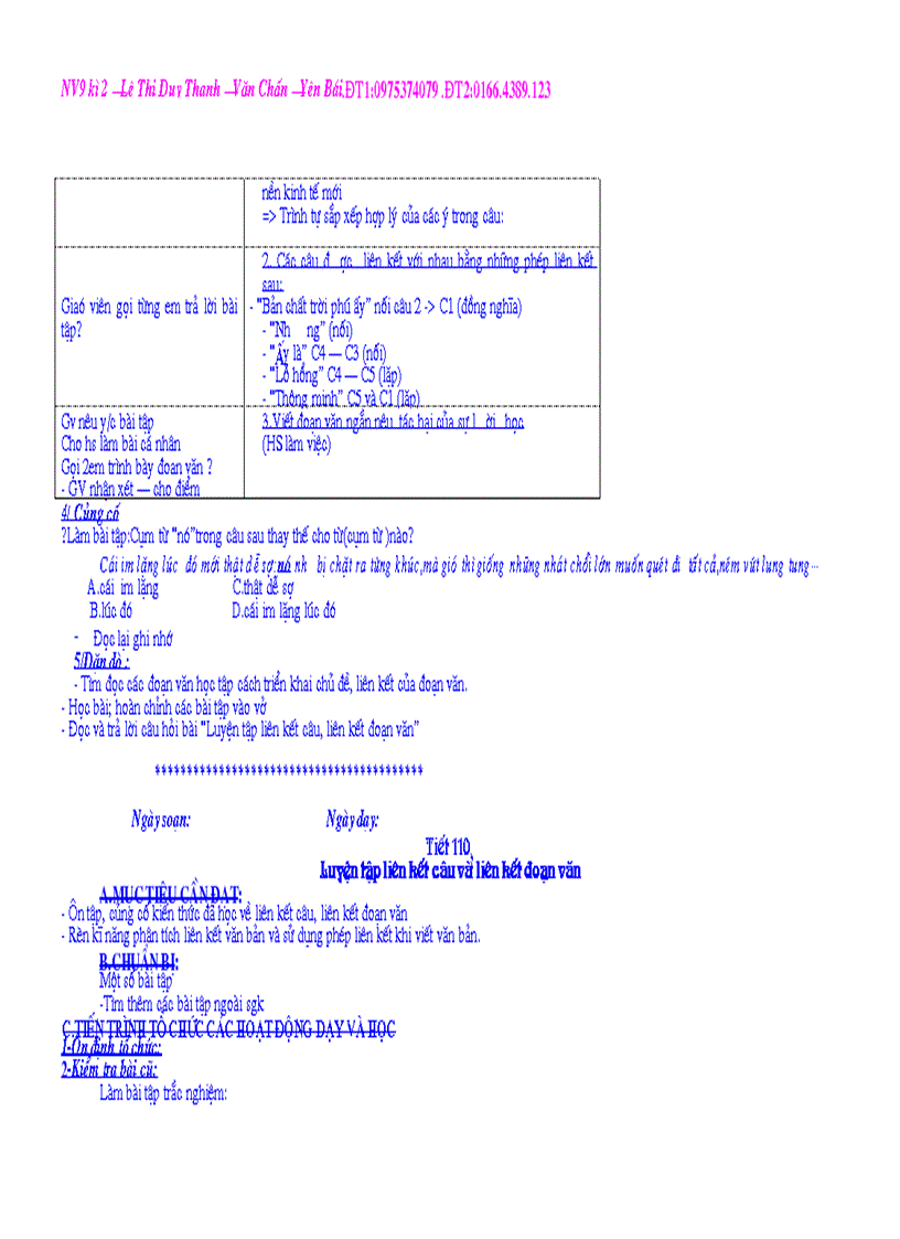 image for page Giáo án ngữ văn 9 có ảnh minh họa