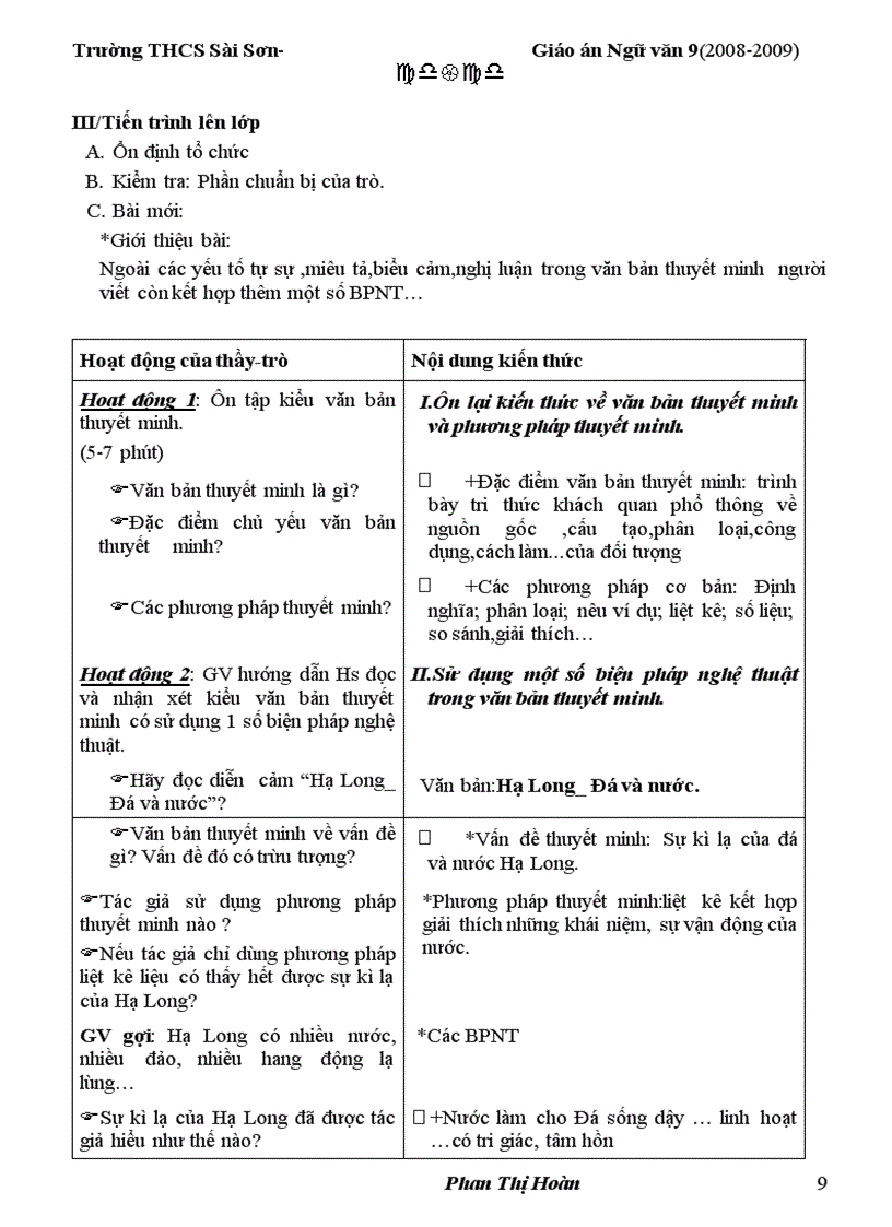 image for page Giáo án ngữ Văn 9 đã chỉnh sửa