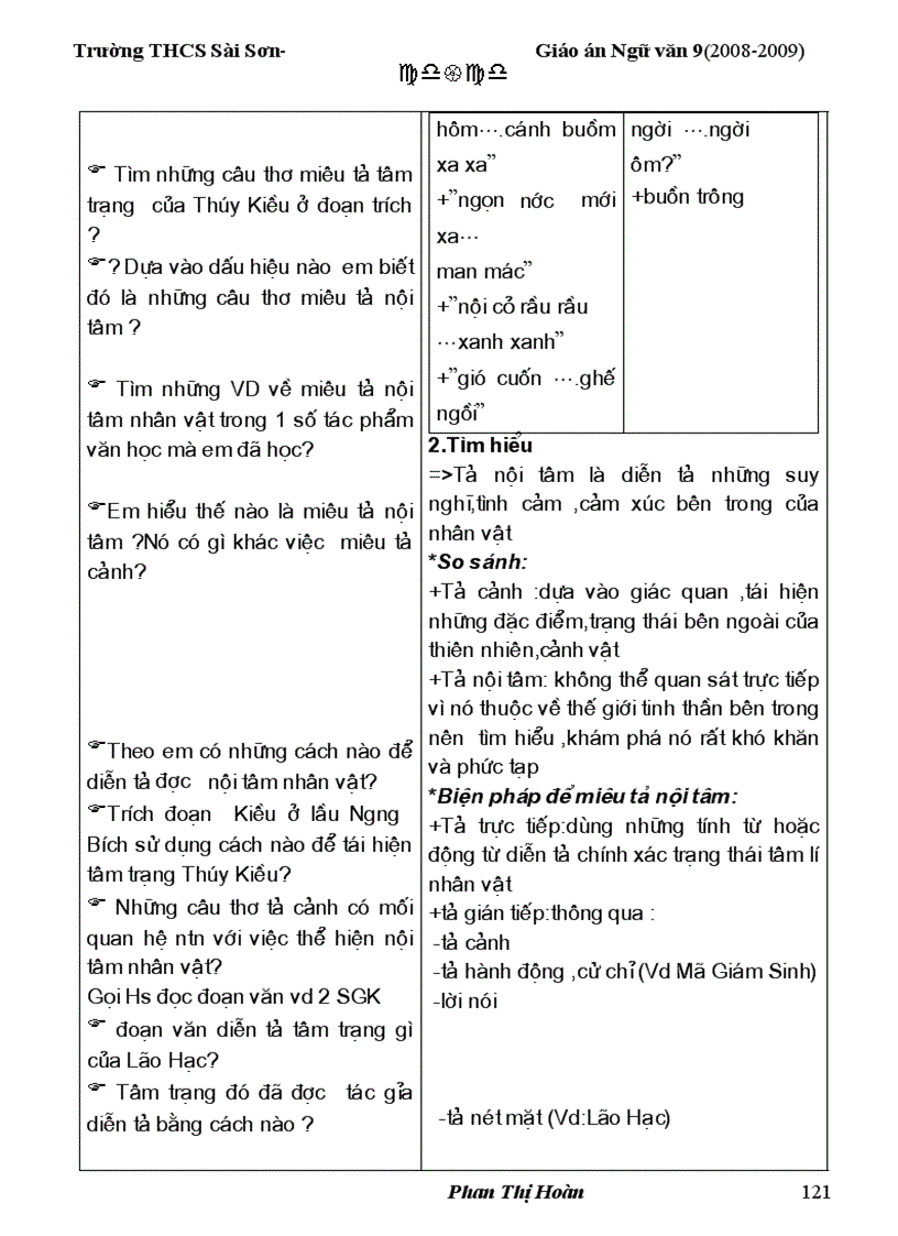 image for page Giáo án ngữ Văn 9 đã chỉnh sửa