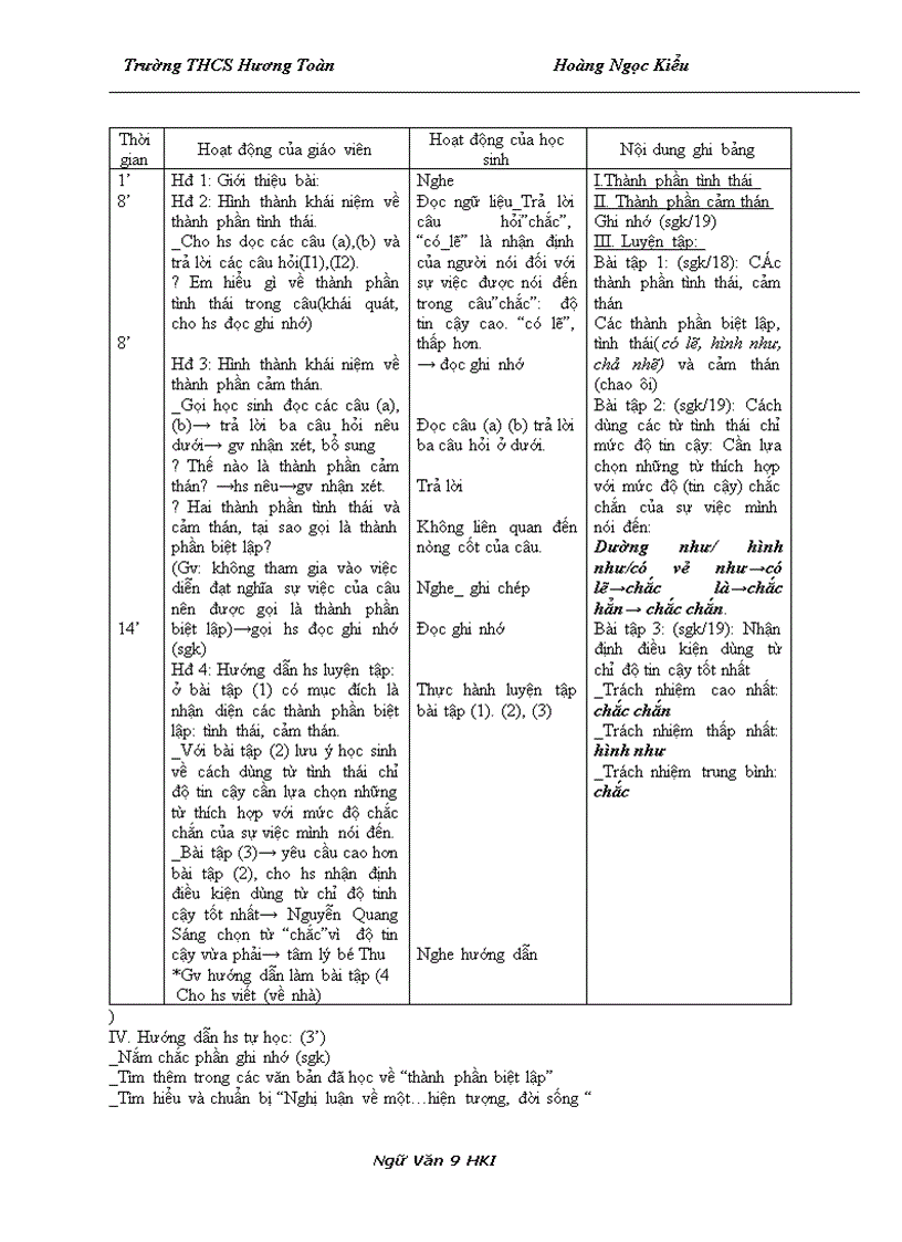 image for page Giáo án Ngữ Văn 9 HK 2 Chuẩn KTKN