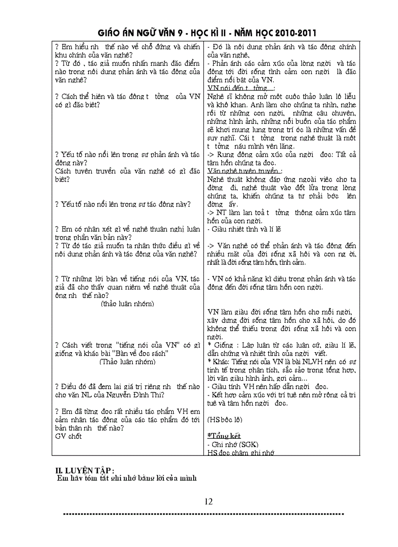 image for page Giáo án ngữ văn 9 HK II