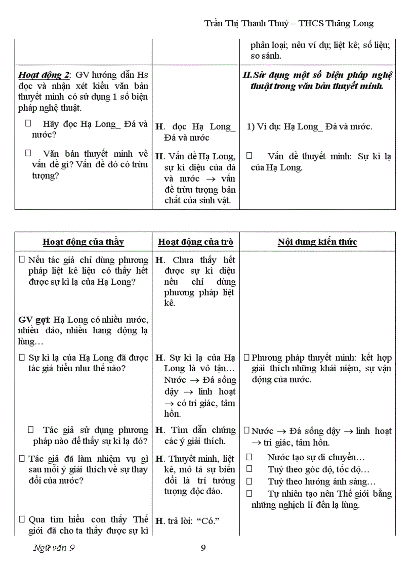 image for page Giáo án ngữ Văn 9 HKI