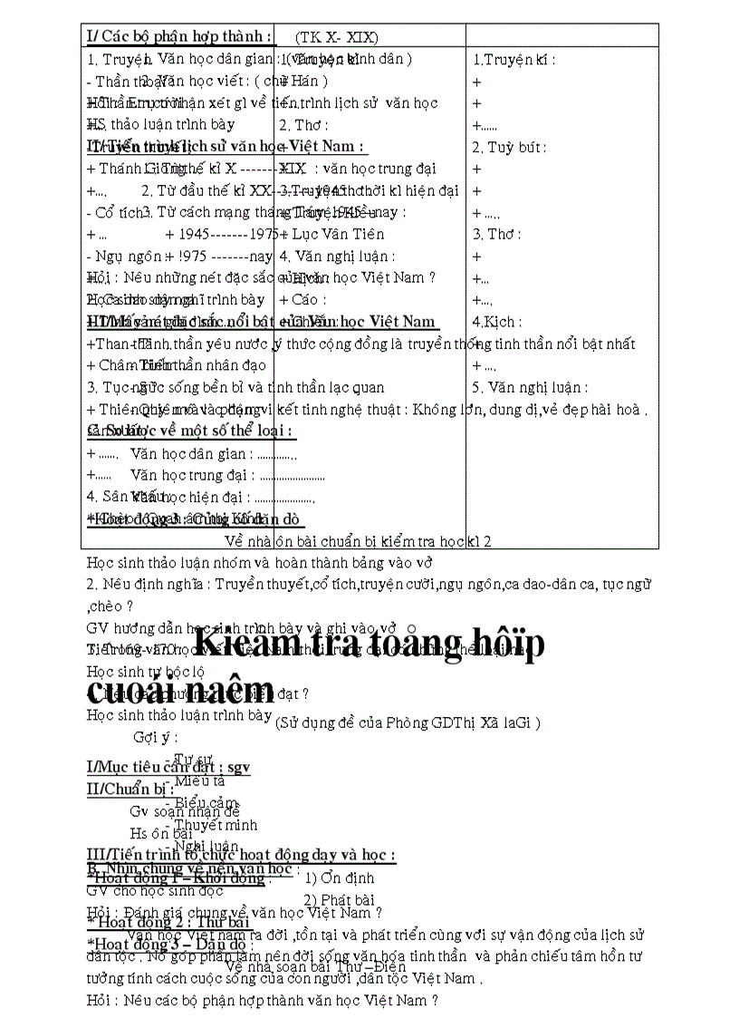 image for page Giáo án Ngữ văn 9 HKII tiếp theo